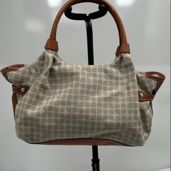 Kate Spade Noel Stevie Shoulder Bag with Pink and Orange Accent Stripes - Picture 5 of 5